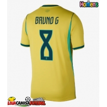 Camisa de Futebol Brasil Bruno Guimaraes #8 Equipamento Principal Mundo 2026 Manga Curta